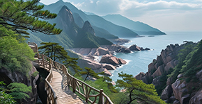 A4線《婺里望山》望仙谷、醉美篁嶺-鮮花小鎮(zhèn)、